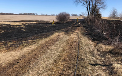 Boone County FPD puts out brush fire
