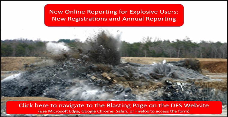 New online Reporting for Explosive Users