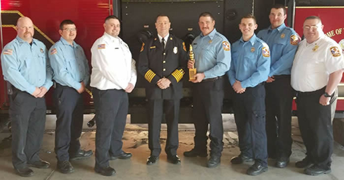 Salute to Service six members of the Sullivan Fire Protection District
